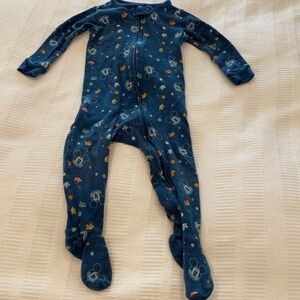 Blue Disney Mickey Mouse Space Pajamas 12-18 Months